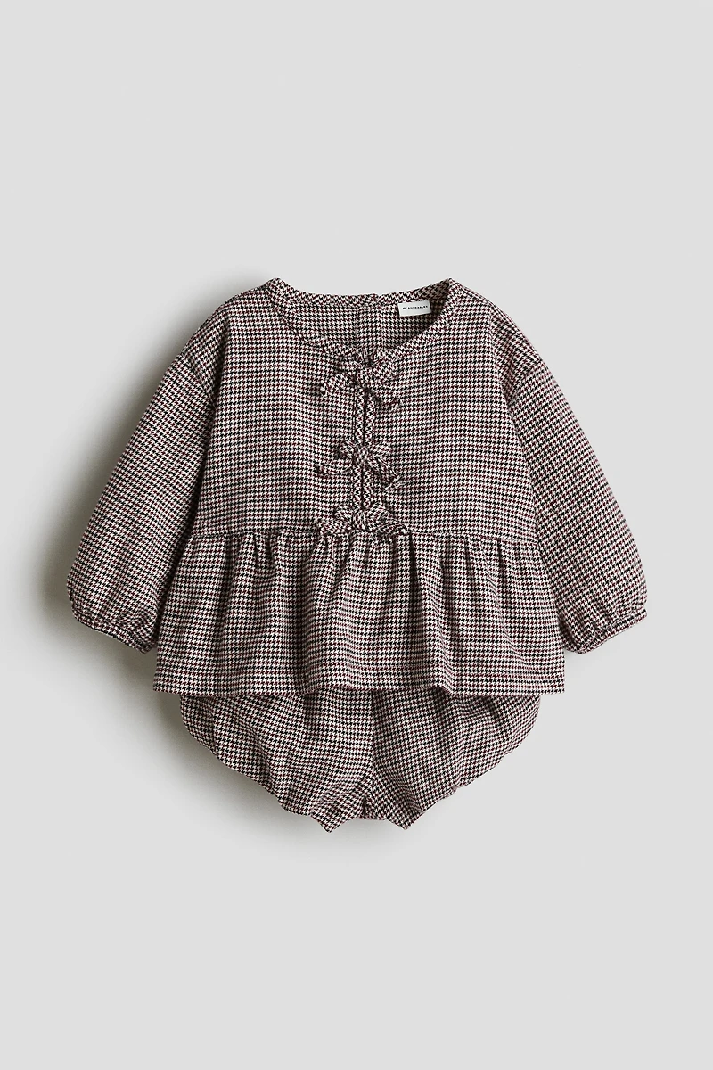 2-Piece Cotton Twill Set