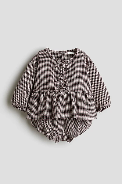 2-Piece Cotton Twill Set