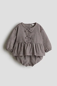 2-Piece Cotton Twill Set