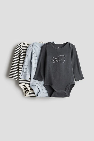 Lot de 3 maillots à manches longues