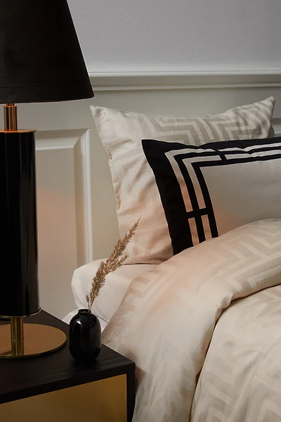 Parure de couette lit simple en satinette de coton