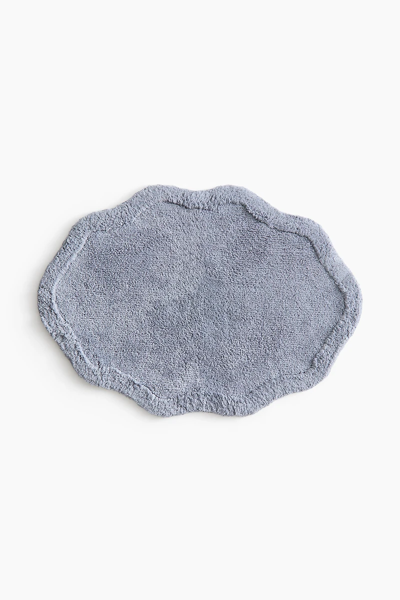 Tapis de bain en coton touffeté