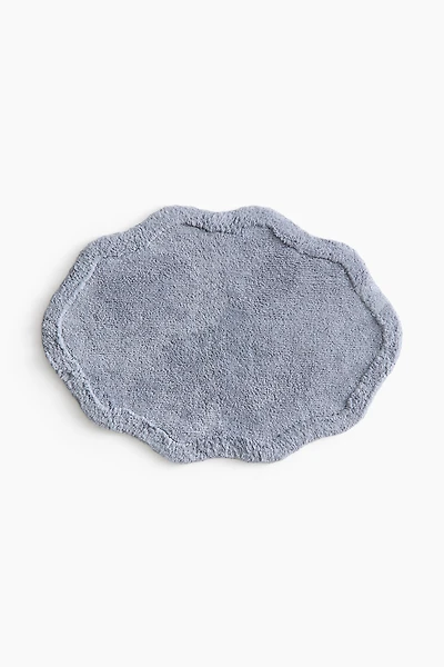 Tapis de bain en coton touffeté