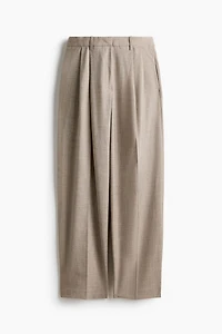 Barrel-Leg Dress Pants