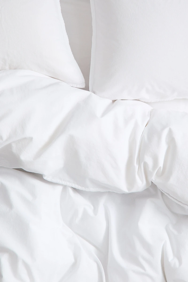 Washed Cotton King/Queen Duvet Cover Set