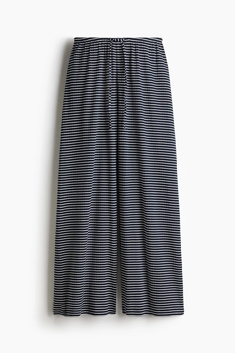 Ribbed Drawstring Pants
