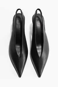 Wedge-Heeled Slingbacks