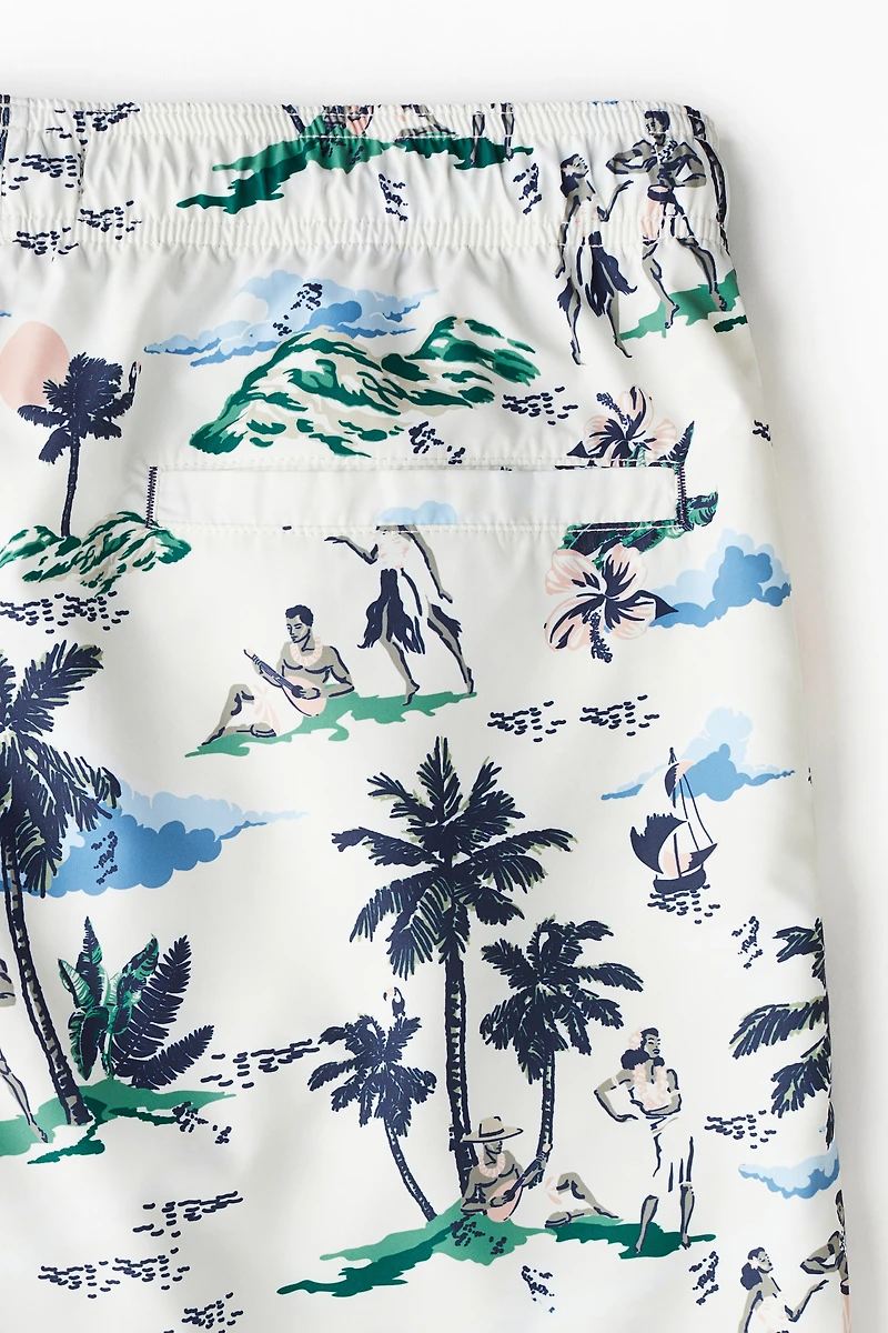 Short de bain à motif