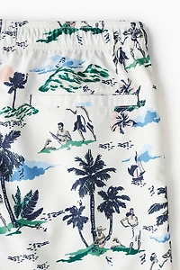 Short de bain à motif