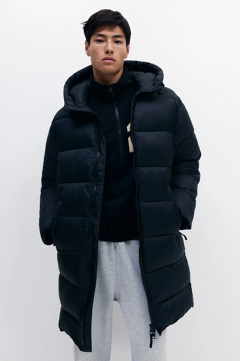 Water-Repellent Puffer Coat