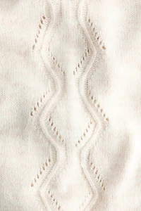 Pointelle-Knit Pants