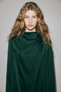 Robe à effet drapé