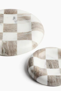 Grand plateau en marbre