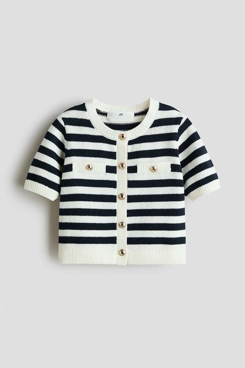 Short-Sleeved Cardigan