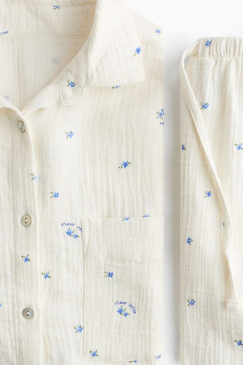 Pajama Shirt and Shorts