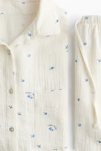 Pajama Shirt and Shorts