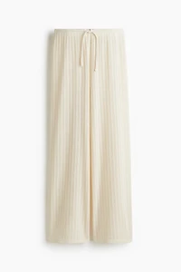 Pantalon en tricot avec cordon de serrage