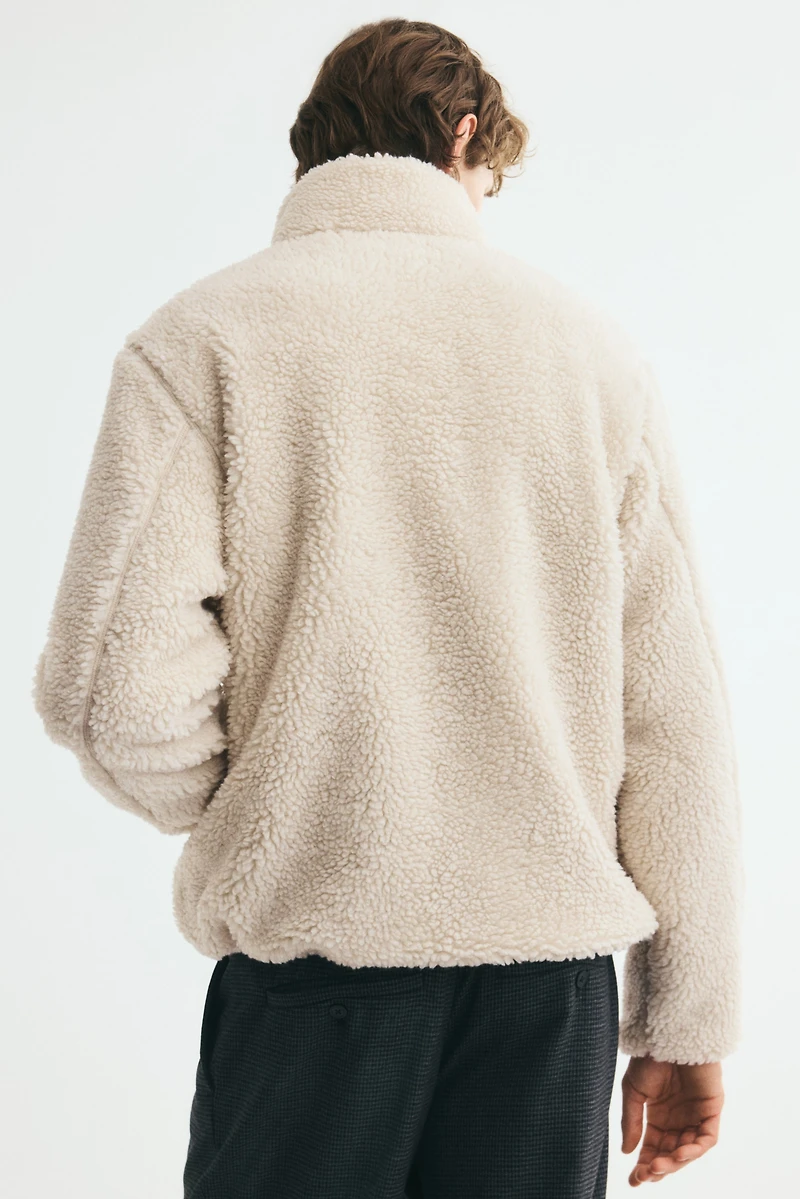 Teddy Fleece Jacket with Zipper