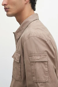 Surchemise utilitaire coupe classique