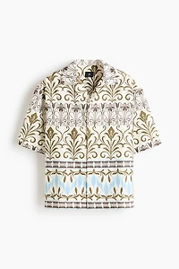 Relaxed-Fit Patterned Resort Shirt