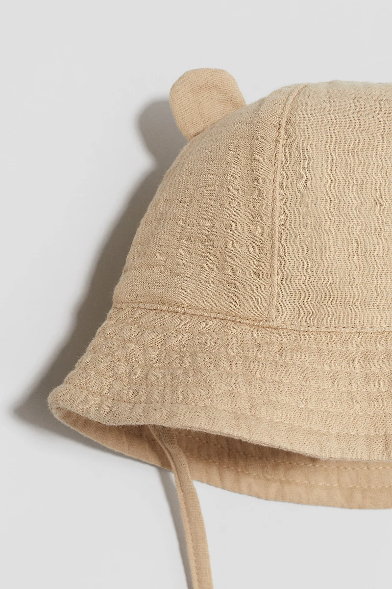 Ear-detail Sun Hat