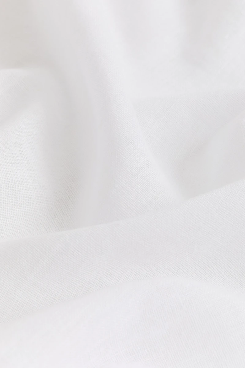 1-Pack Long and Wide Linen-Blend Curtain Panel