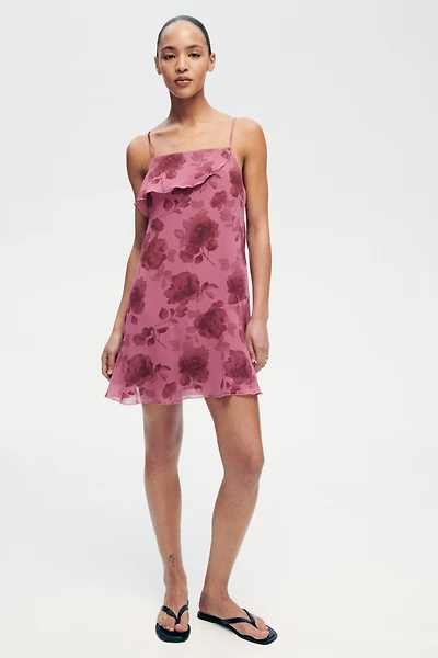 Tie-Back Slip Dress