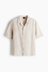 Relaxed-Fit Linen Resort Shirt
