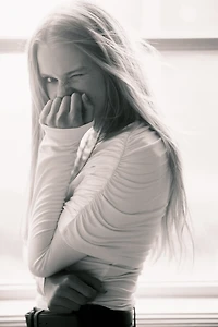 Haut en jersey à effet drapé