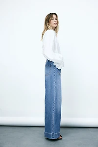 Wide High Jeans