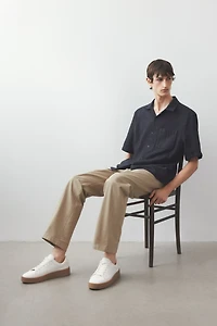 Regular-Fit Textured Resort Shirt
