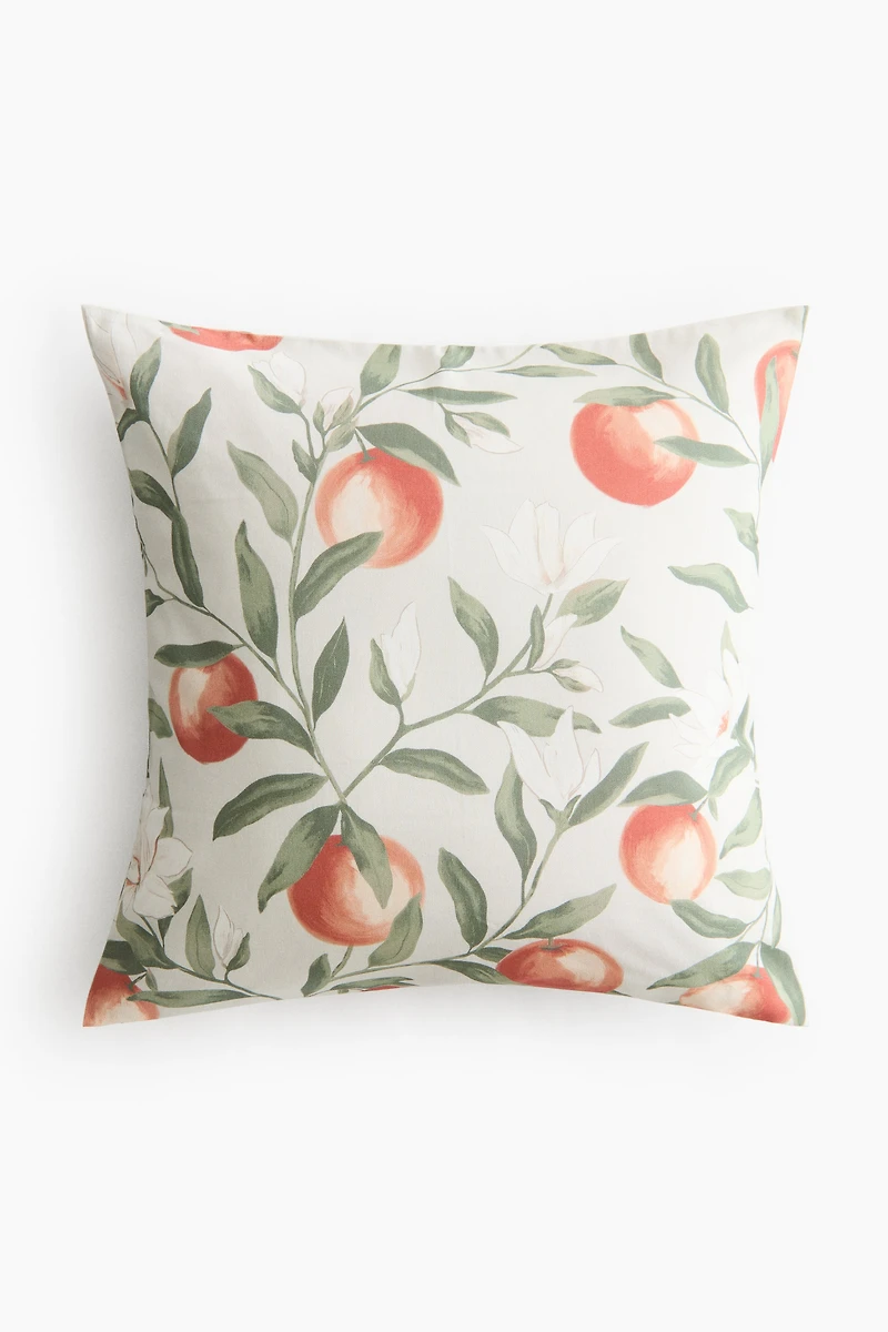Housse de coussin à motif