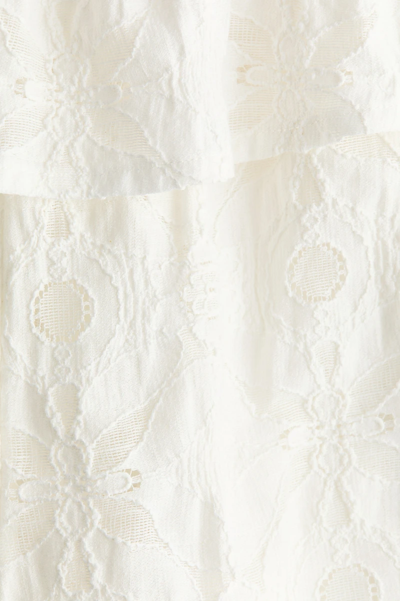 Cotton-Blend Balloon-Leg Pants