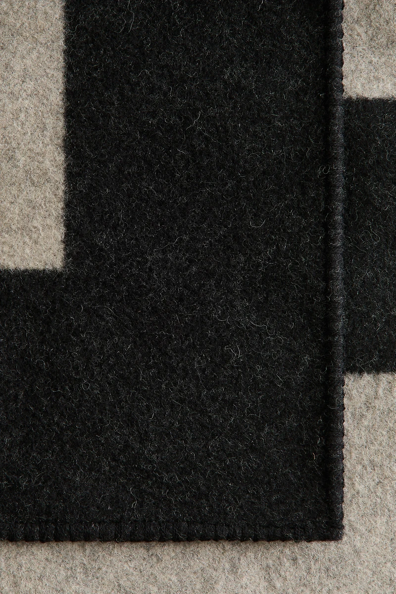 Wool-Blend Throw