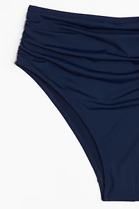 High Waist Cheeky Bikini Bottoms