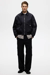 Nylon Bomber Jacket