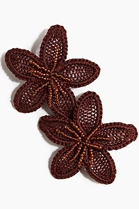 Flower-Shaped Earrings