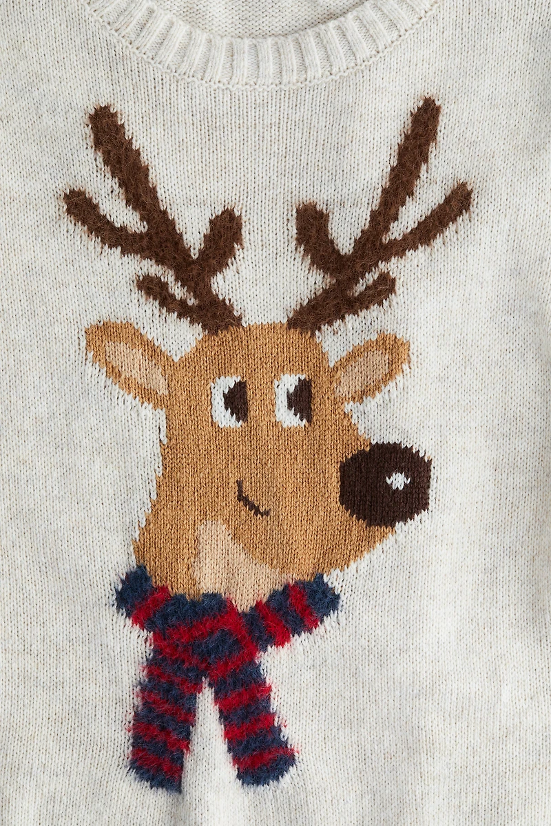 Chandail en tricot jacquard