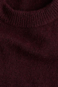 MAMA Slit-Hem Sweater