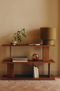 Small Reactive-Glaze Stoneware Vase