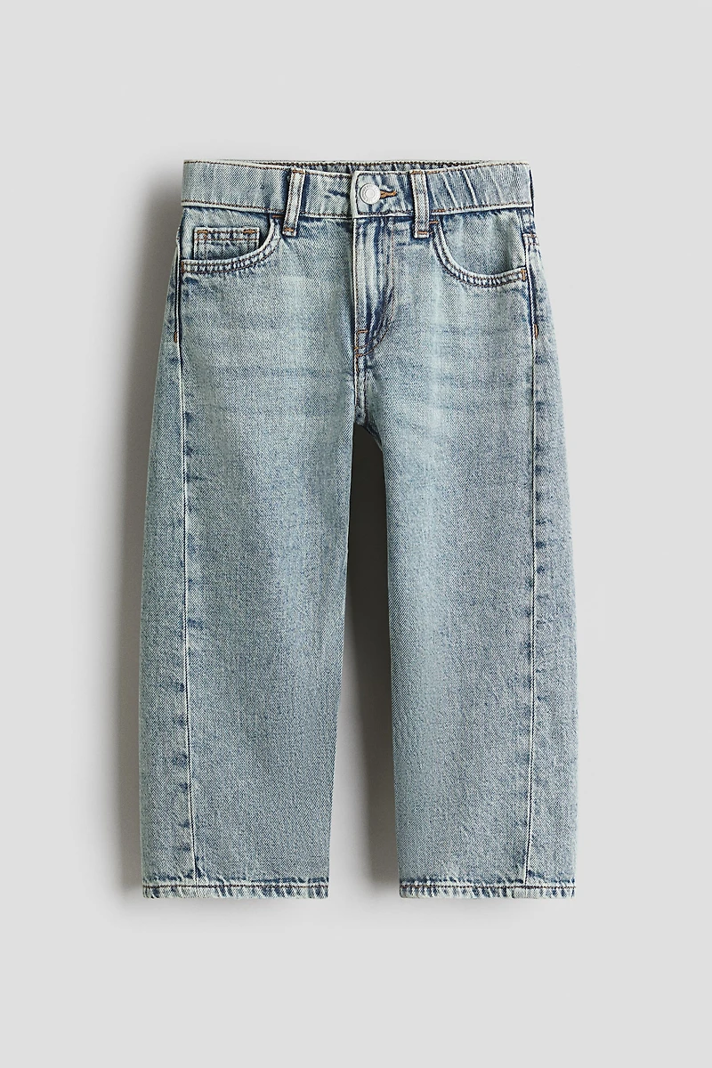 Loose-Fit Barrel Jeans