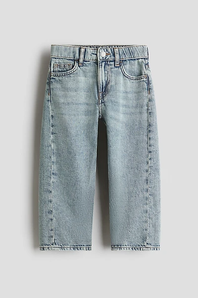 Loose-Fit Barrel Jeans