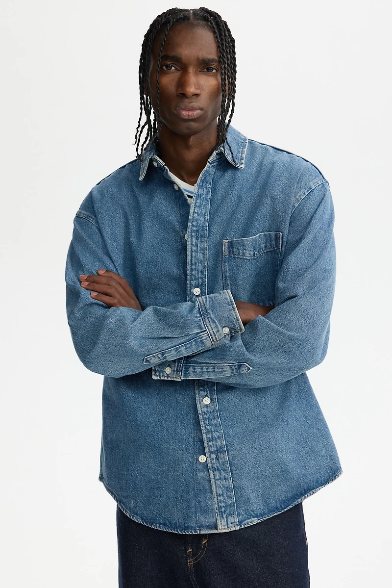 Loose-fit Denim Shirt