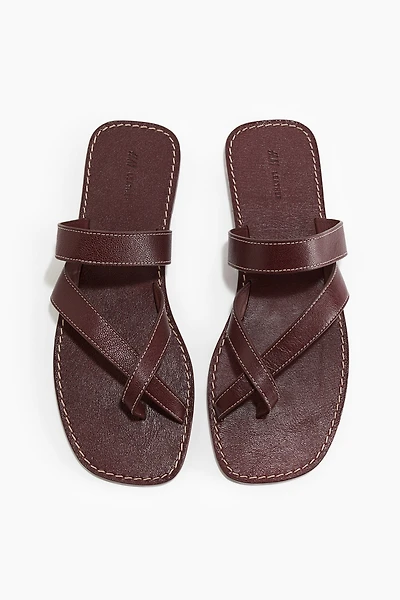 Sandales en cuir