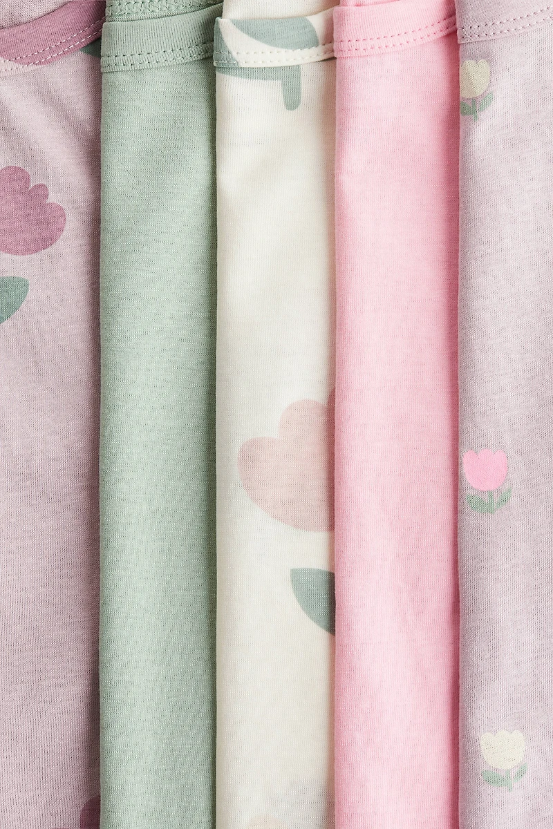 Lot de 5 T-shirts en coton