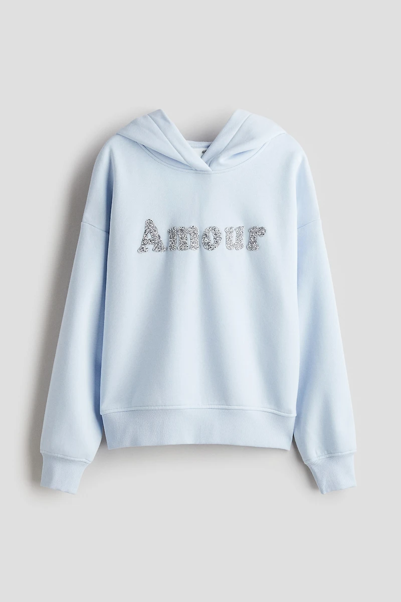 Oversized Hoodie with Motif