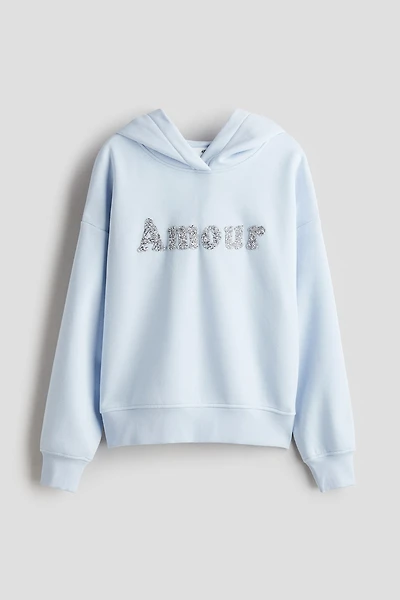 Oversized Hoodie with Motif