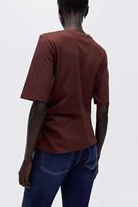 Twist-Detail T-Shirt