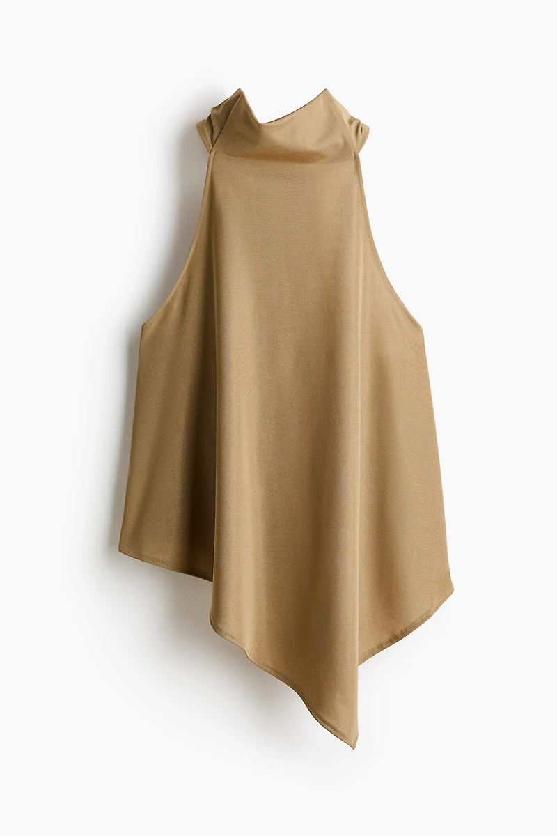 Haut asymétrique avec dos nu