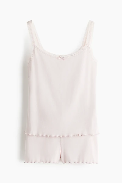 Pyjama côtelé